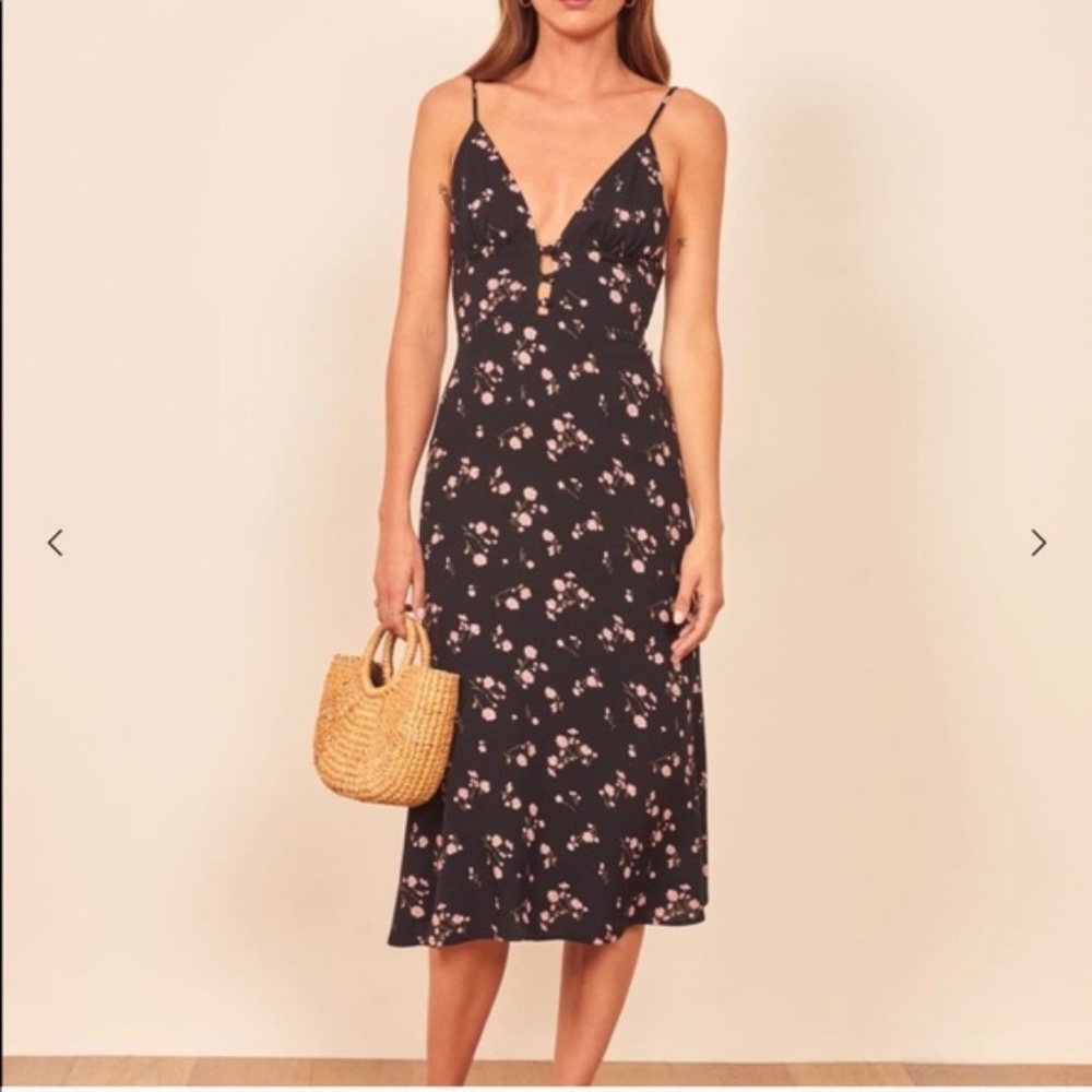 Reformation Montague Midi Dress NWT